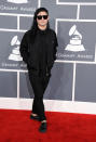 Skrillex arrives at the 55th Annual Grammy Awards at the Staples Center in Los Angeles, CA on February 10, 2013.