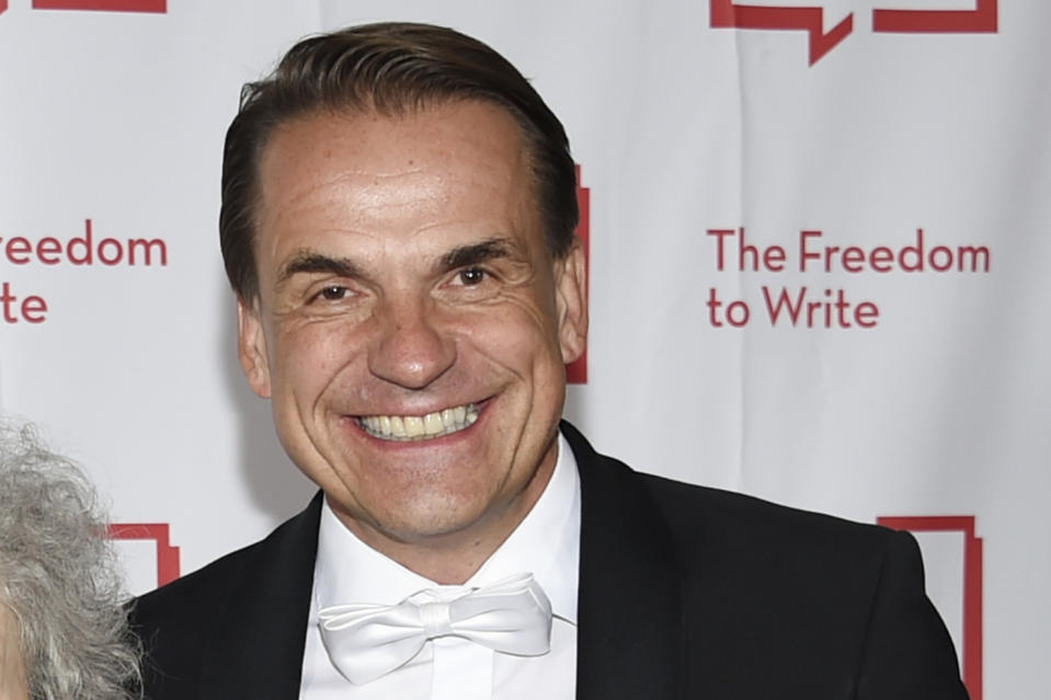 FILE - Penguin Random House CEO Markus Dohle attends the 2018 PEN Literary Gala at the American Museum of Natural History on May 22, 2018, in New York. The Justice Department's effort to block the merger of Penguin Random House and Simon & Schuster isn't just a showcase for the Biden administration's tougher approach to corporate consolidation, it's a rare moment for the publishing industry itself to be placed in the dock. (Photo by Evan Agostini/Invision/AP, File)