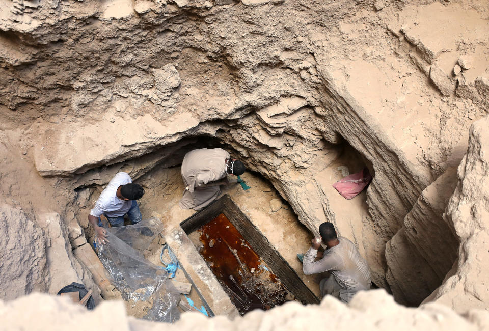 El hallazgo de un sarcófago gigante en Egipto