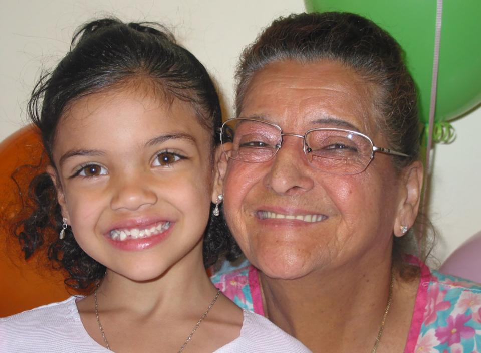 gymnast Laurie Hernandez about her grandmother who had Alzheimer's