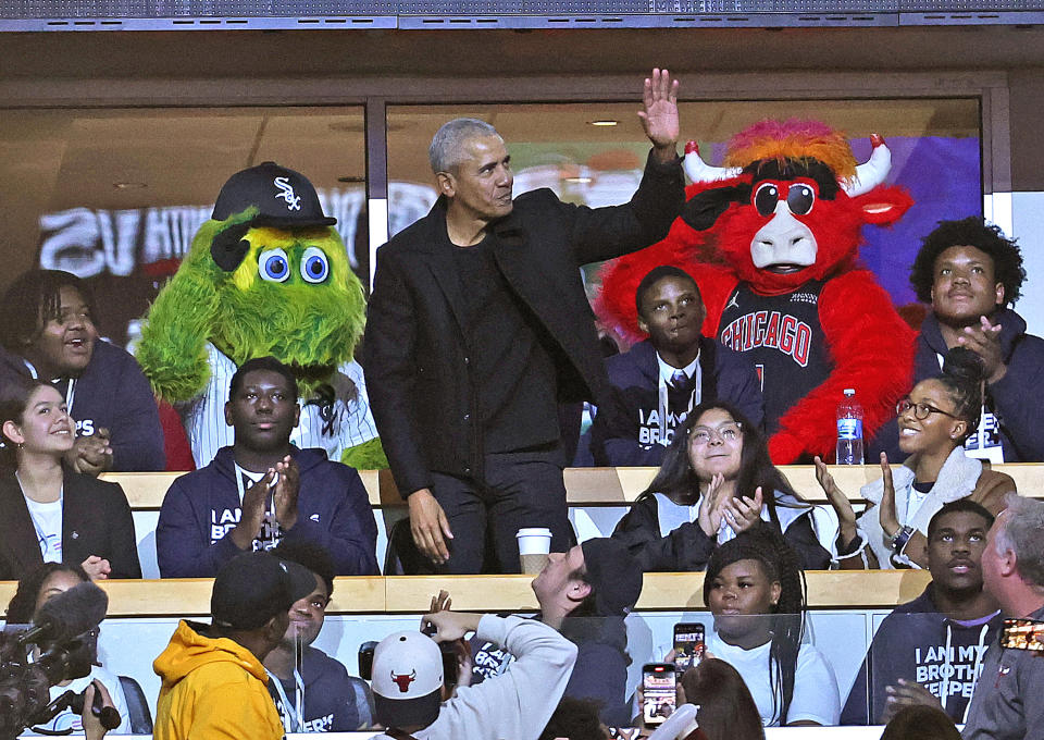 Former President Barack Obama is rolling with UConn and South Carolina in March Madness this year. (Photo by Jonathan Daniel/Getty Images)