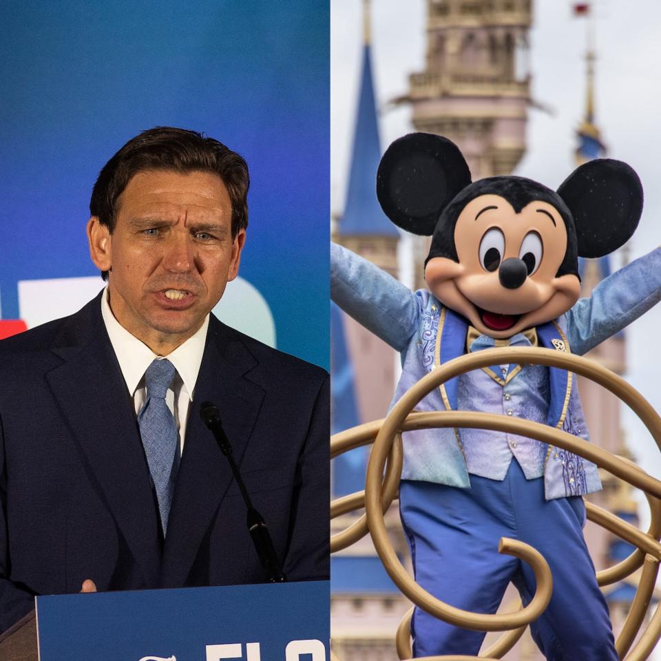 Republican Gov. Ron DeSantis of Florida warned on April 6 that his battle with Walt Disney World wasn't over.