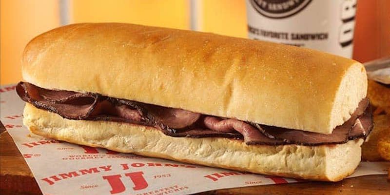 Jimmy John's: Slim 2 Roast Beef