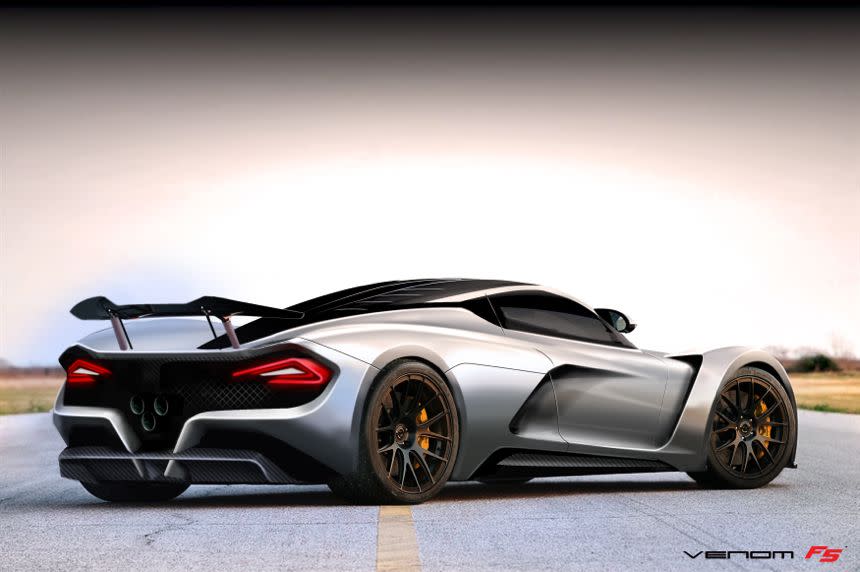 Arriving: 2020 Price: $1.6 million Production: 24 units Propulsion: twin-turbo 7.6L V-8 Output: 1600+ hp (est)