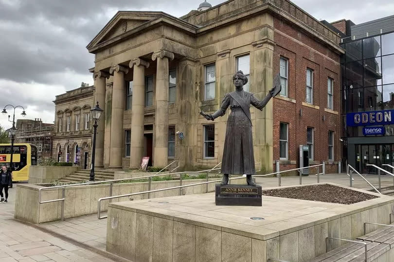 A statue of the suffragette Anney Kenney