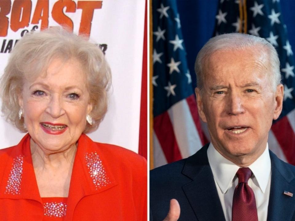 In der TV-Sendung "Celebrating Betty White" wird auch US-Präsident Joe Biden zu Wort kommen. (Bild: [M] s_bukley/Shutterstock.com / lev radin/Shutterstock.com)