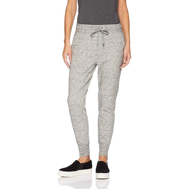 Daily Ritual Women's Terry Cotton and Modal Drawstring Jogger Pant