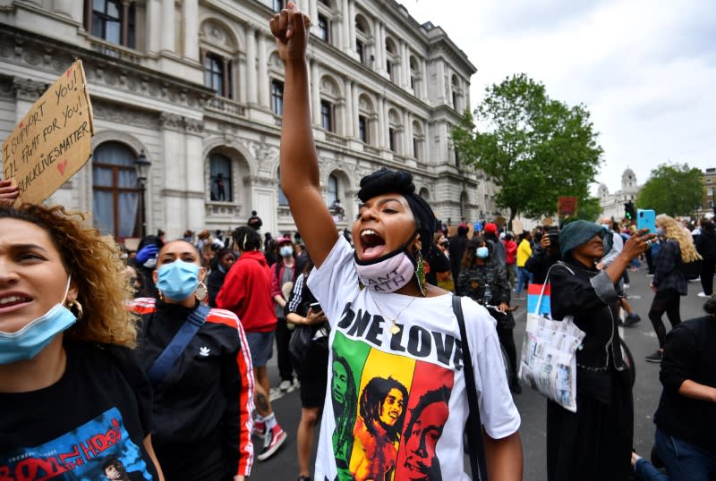 Protest against the death of George Floyd, in London