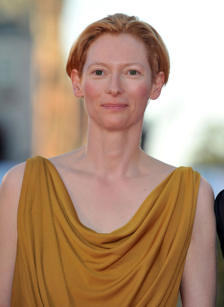 Venice Film Festival Burn After Reading Premeire 2008 Tilda Swinton