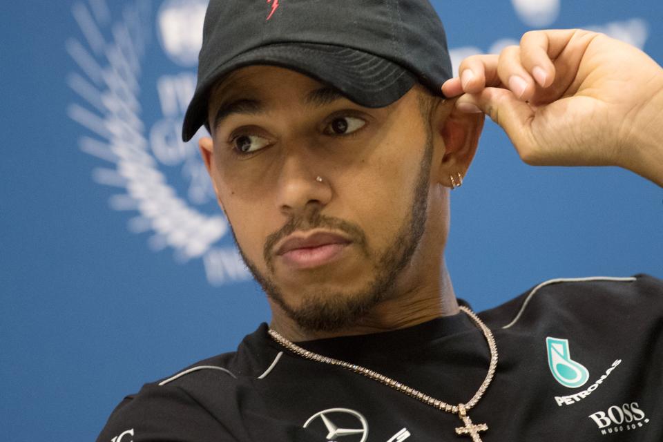 Lewis apologised for mocking his nephew. Copyright: [Getty]