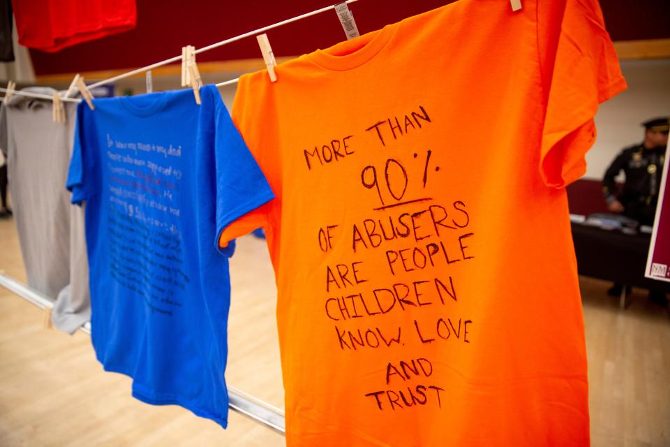 NMSU's Department of Criminal Justice presents the "Clothesline Project," an interactive exhibit to raise awareness about violence and abuse on Thursday, Oct. 27th, at New Mexico State University. 