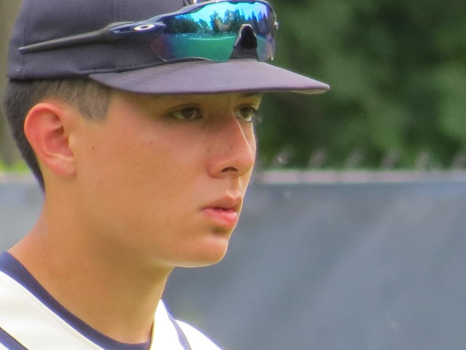 Aidan McNally hit a grand slam to lift Ramsey to a 4-2 win over Teaneck in the Round of 16 of the 64th Bergen County Baseball Tournament in Ramsey on Saturday, May 13, 2023.