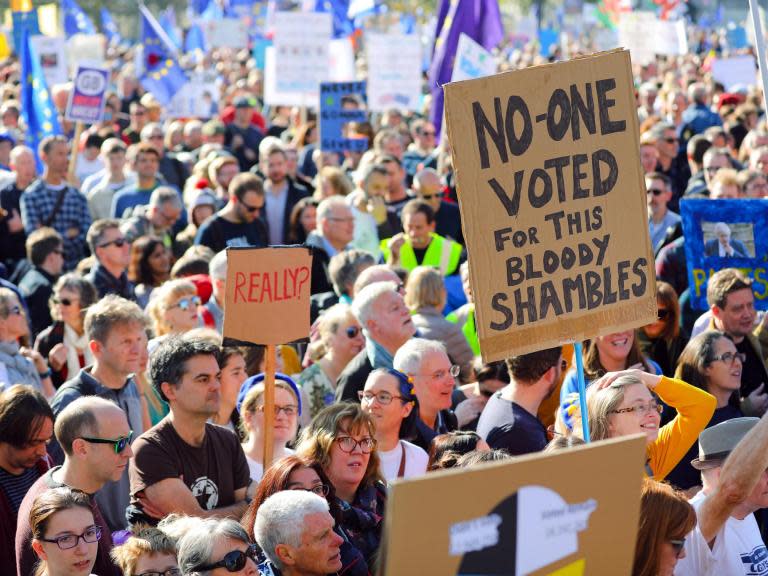 'More than 700,000 protesters' and celebrities join second largest protest in UK this century