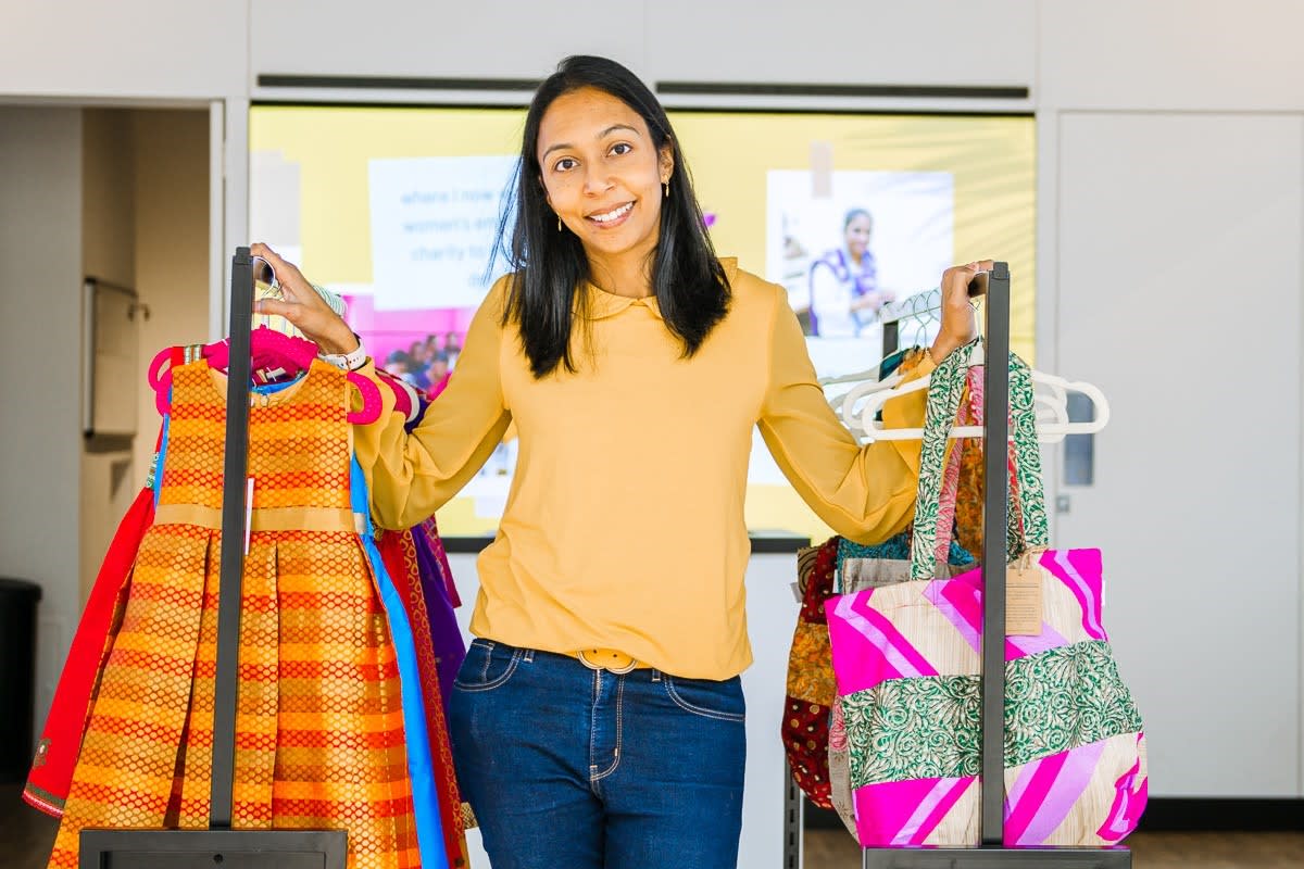 Priya Velusami is the founder of sustainable kidswear and accessory brand Pri Pri