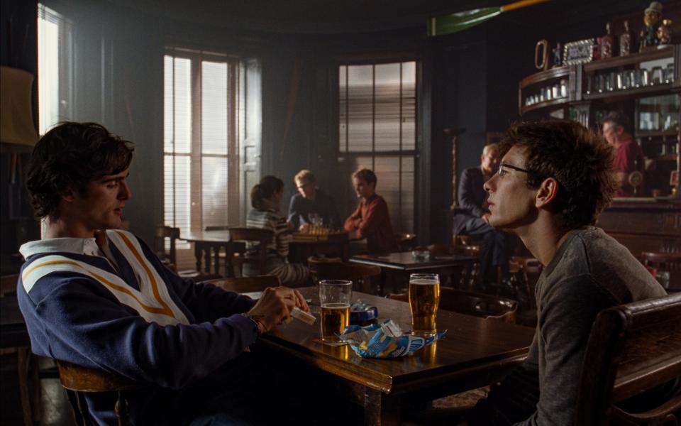 Jacob Elordi and Barry Keoghan at Saltburn