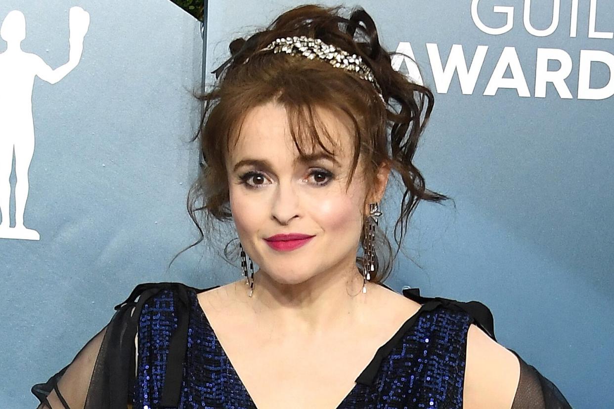 Helena Bonham Carter arrives at the 26th Annual Screen Actors Guild Awards at The Shrine Auditorium on January 19, 2020 in Los Angeles, California.