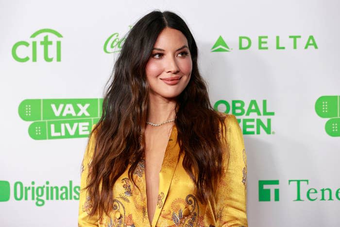 Olivia Munn attends Global Citizen VAX LIVE: The Concert To Reunite The World at SoFi Stadium