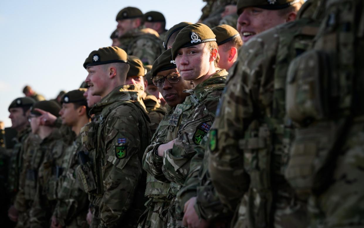 Soldiers from the 2nd Battalion The Royal Anglian Regiment