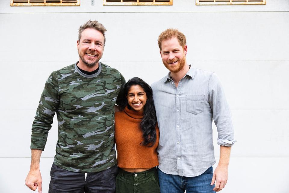 Prince Harry with Dax Shepard