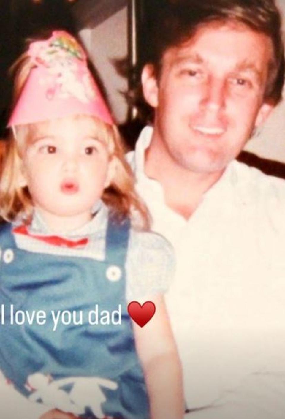 Ivanka Trump posted a photo of her father on her Instagram story (Instagram)