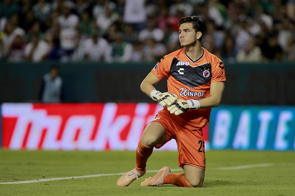 El arquero Sebastián Jurado, de los Tiburones Rojos del Veracruz. / Foto: Getty Images