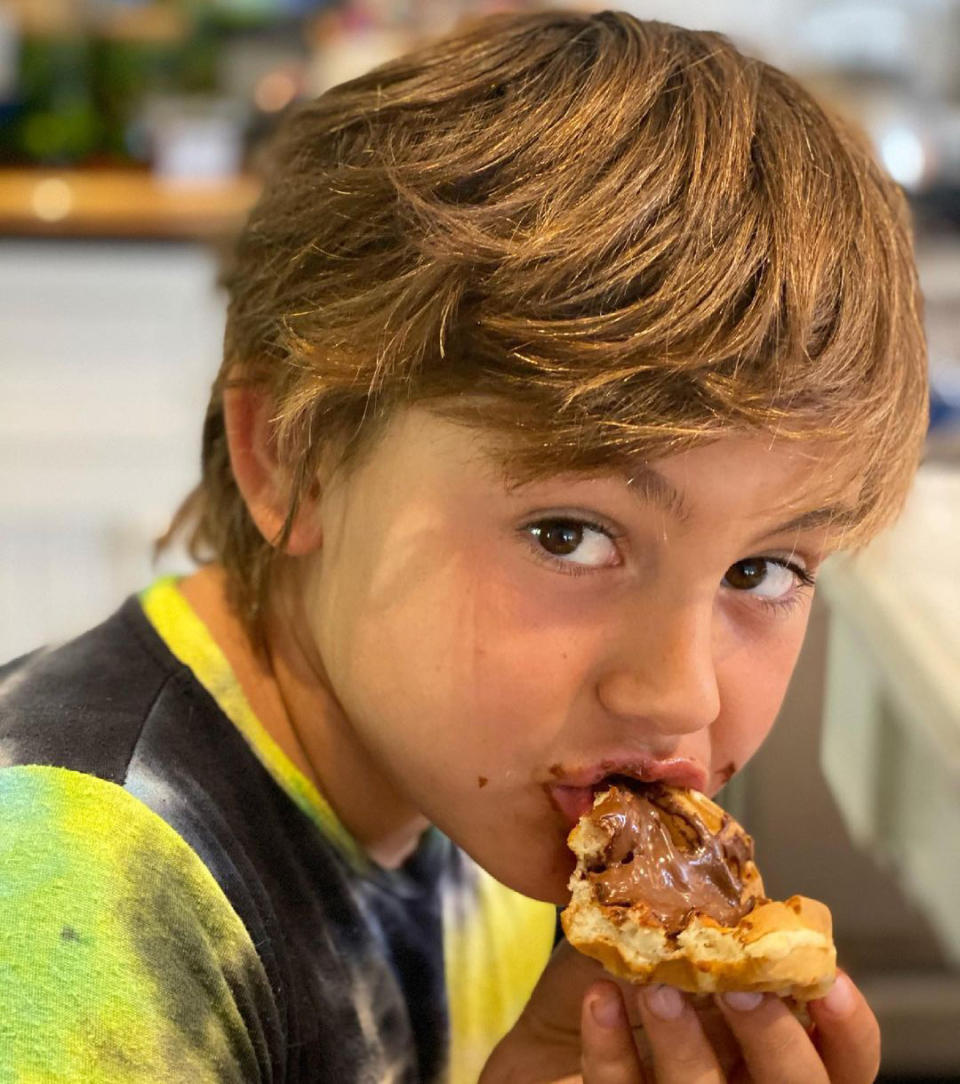 <p>Alessandra Ambrósio's son <a href="https://people.com/parents/alessandra-ambrosio-jamie-mazur-welcome-son-noah-phoenix/" rel="nofollow noopener" target="_blank" data-ylk="slk:Noah Phoenix;elm:context_link;itc:0;sec:content-canvas" class="link ">Noah Phoenix</a> turned 9 on May 7.</p>