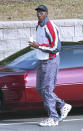 Michael Jordan is seen at the Chicago Bulls practice facility in Deerfield, Illinois, on March 18, 1995. Jordan returned from retirement the next day. (Photo by BRIAN BAHR/AFP via Getty Images)