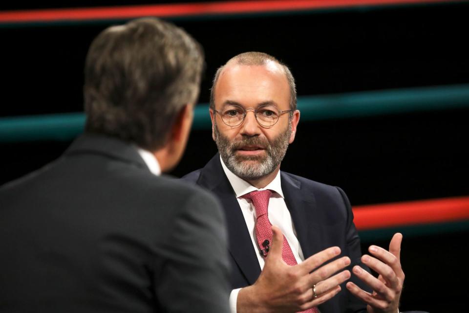 CSU-Politiker Manfred Weber sprach sich bei 