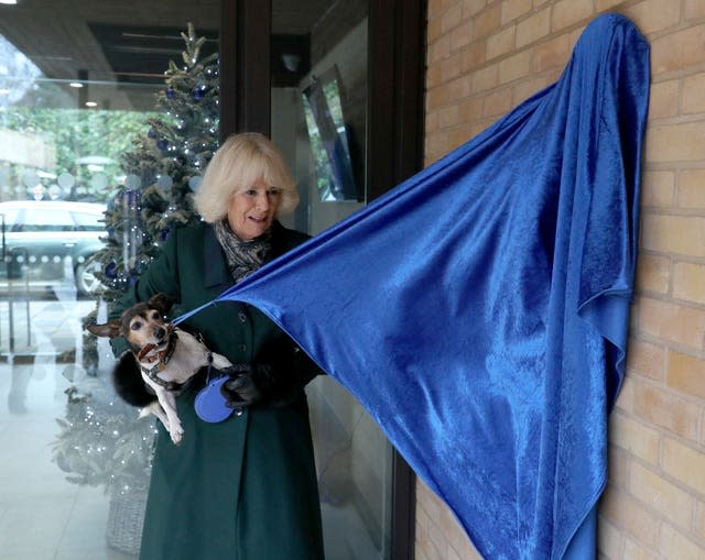 Duchess of Cornwall visits Battersea Dogs and Cats Home