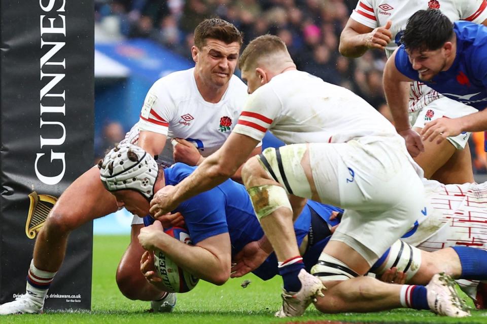 England could not deal with the marauding French lock Thibaud Flament all evening (Action Images via Reuters)