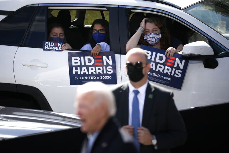 Democratic presidential candidate Joe Biden campaigns in North Carolina