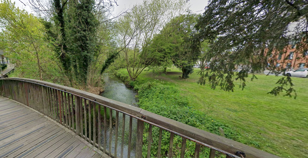The man's body was found in the River Cray (Google Maps)