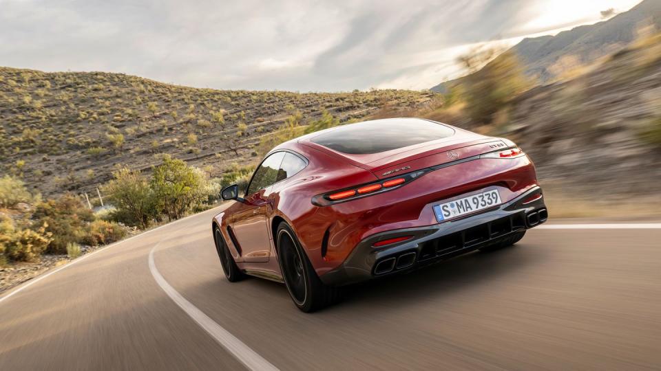 2024 amg gt howlin' across spain