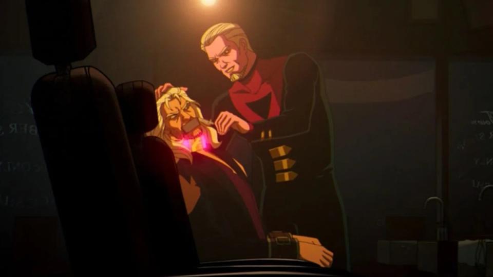 Bastion tortures Magneto in X-Men '97.