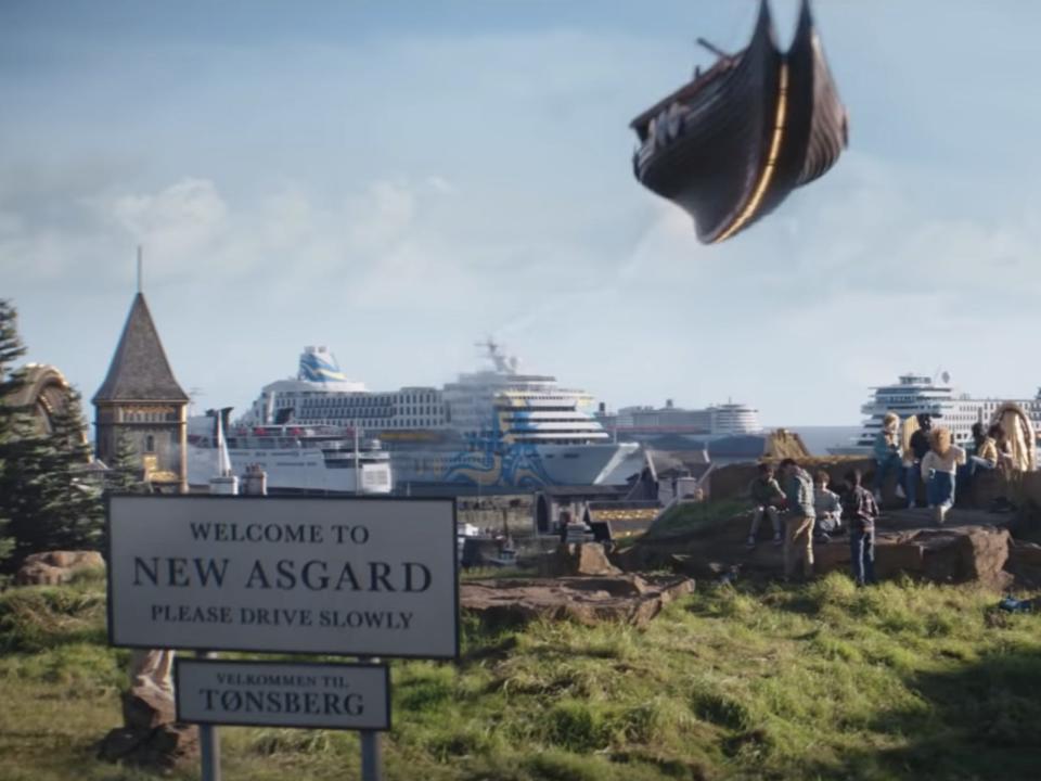 New Asgard seen in the trailer for "Thor: Love and Thunder."