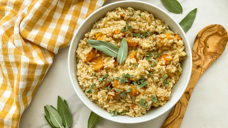 risotto in bowl