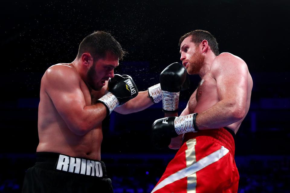 Dave Allen’s trainer has reassured fans after the ‘White Rhino’ was carried out of the ring following defeat to David Price on Saturday night.Allen was pulled out of his fight at the end of the 10th round having been dominated by Price from the start of the contest. The 27-year-old was given oxygen after the final bell but was carried out of the ring on a stretcher and rushed to hospital.Former middleweight champion Darren Barker, now Allen’s trainer, has since reassured fans his fighter is ‘ok’, also congratulating veteran Price on his near punch-perfect performance.> Dave wants you to know he’s ok. He’s just waiting on a scan and a few stitches. He also wants to congratulate @DavidPrice_1 on a fantastic win and hopes everyone gets home safely. pic.twitter.com/65vQun8XiW> > — Darren Barker (@DarrenBarker82) > > July 20, 2019“Dave wants you to know he is ok,” Barker wrote on Twitter, alongside a picture of Allen in hospital giving a thumbs up.“He is just waiting on a scan an a few stitches. He also wants to congratulate David Price on a fantastic win and hopes everyone gets home safely.”The hugely likeable Allen had previously been on a four-fight winning streak, stopping former world champion Lucas Browne with devastating body shot back in April.