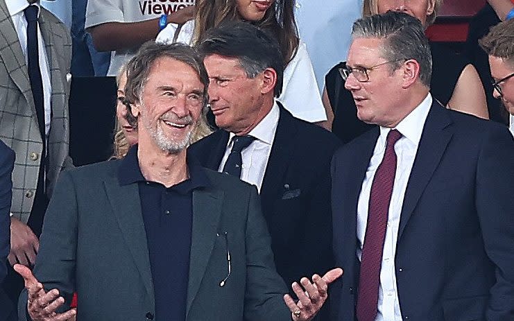 Sir Jim Ratcliffe and Sir Keir Starmer