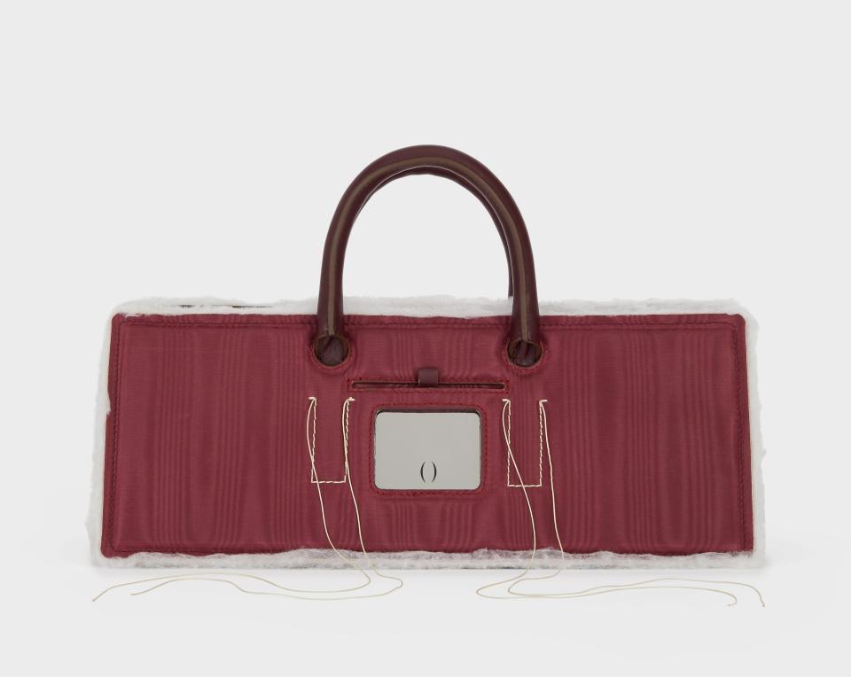 The "Otto" bag in moire fabric by Dentro.