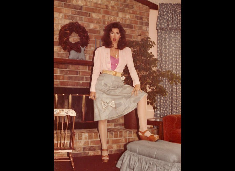 "My mom, Vicki Palmer, in 1980, looking as fierce as one can in sequined denim." - Kate Palmer, national editor    (HP photo)