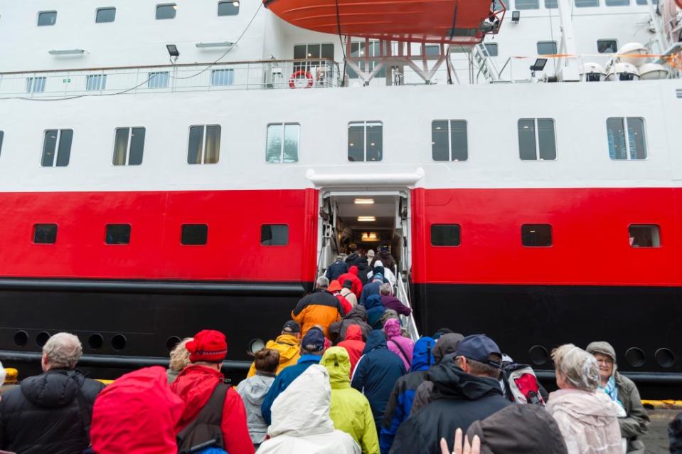 Travelers should aim to arrive back at the boat with at least an hour to spare. VW Pics/Universal Images Group via Getty Images