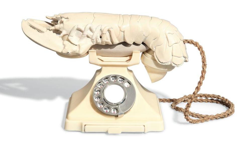 Salvador Dali’s lobster telephone, now at the Scottish National Gallery of Modern Art.