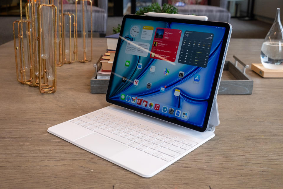 <p>Photos of Apple’s 13-inch iPad Air, released in 2024</p>
