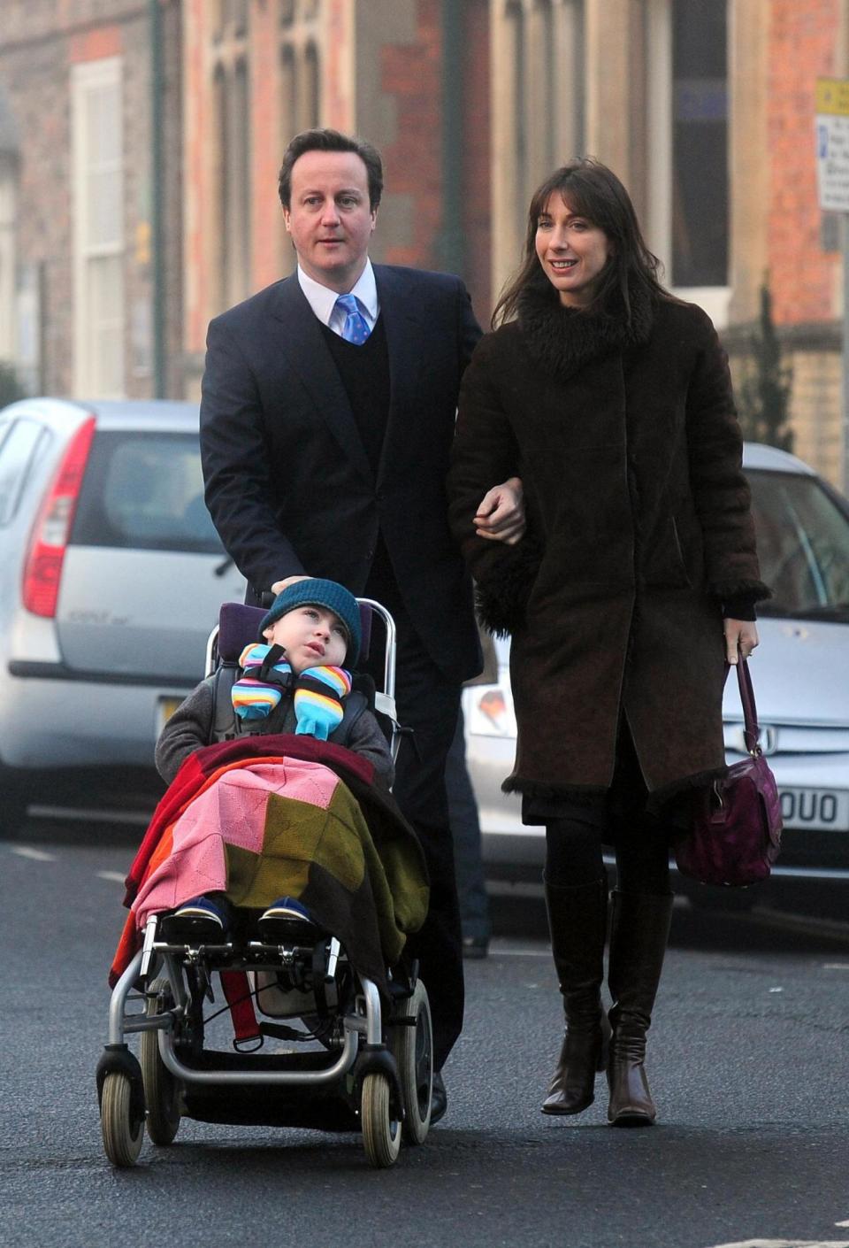 David and Samantha Cameron with their son Ivan, who died aged six in 2009 (PA Archive/PA Images)