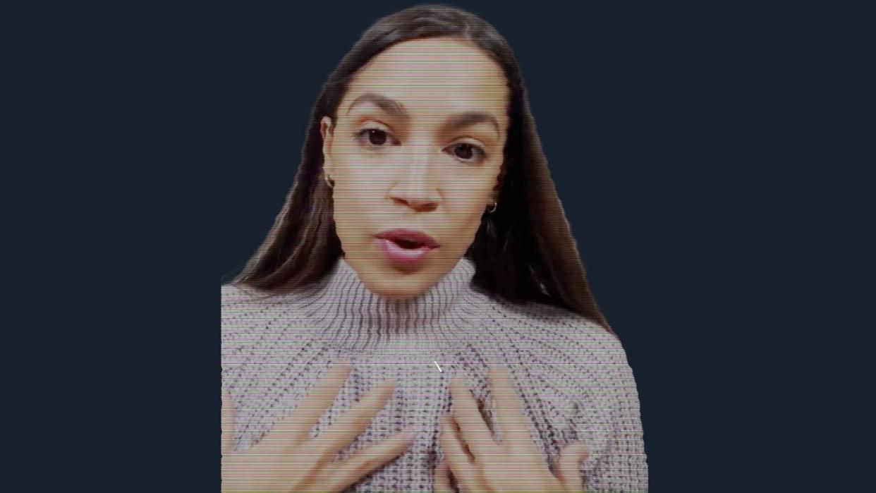 AOC spoke for 90 minutes on Instagram Live on Monday, Feb. 1, about her experiences at the Capitol. (Photo: Instagram)