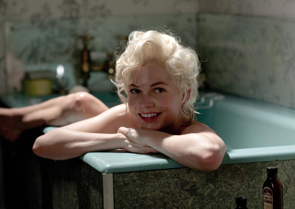 Nominated - Performance by an actress in a leading role, Michelle Williams in “My Week with Marilyn” (The Weinstein Company) Still of Michelle Williams in My Week with Marilyn (PictureLux / The Hollywood Archive / Alamy Stock Photo)