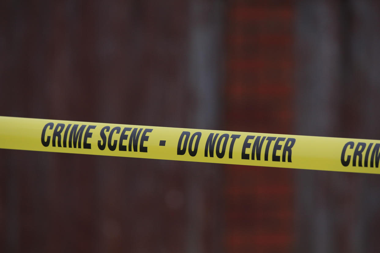 A generic stock photo of crime scene tape at a murder investigation site. (Photo by Peter Byrne/PA Images via Getty Images)