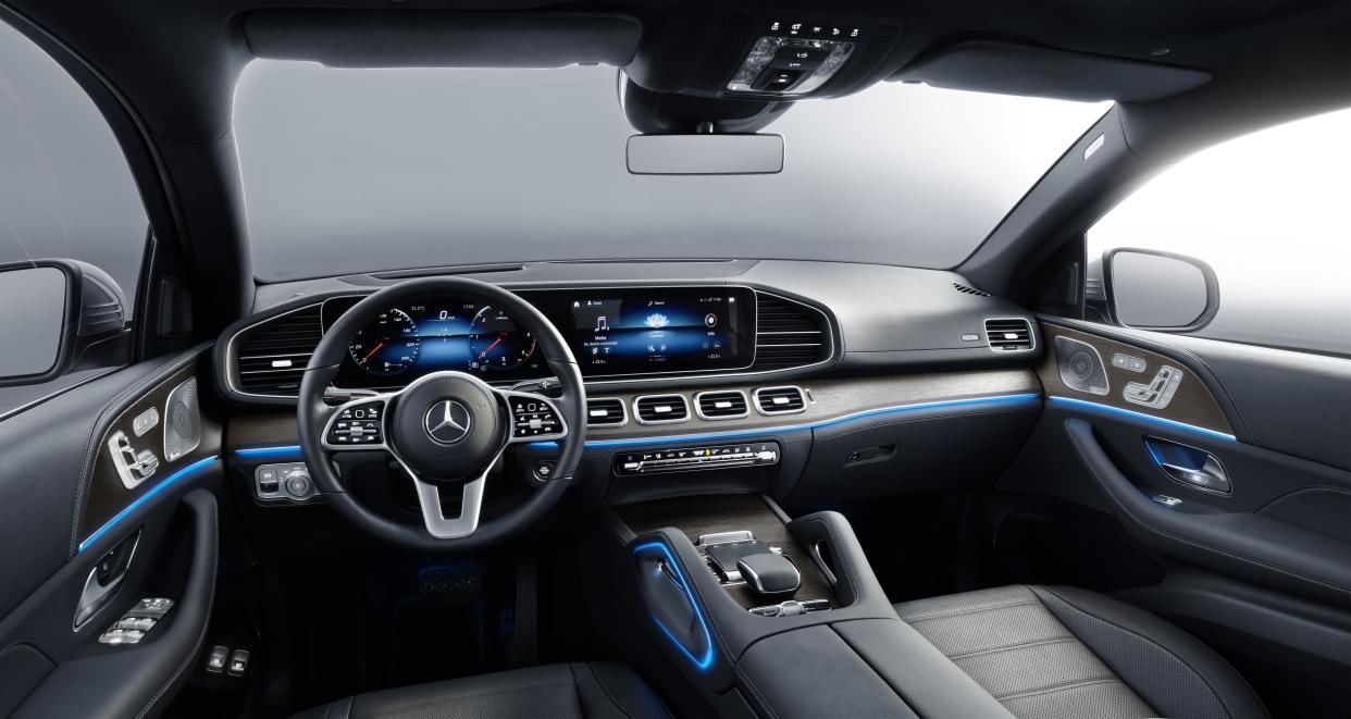 The Coupe's interior is near-identical to that of the regular GLE