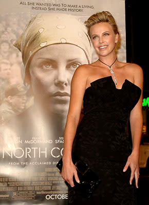 Charlize Theron at the LA premiere of Warner Bros. Pictures' North Country