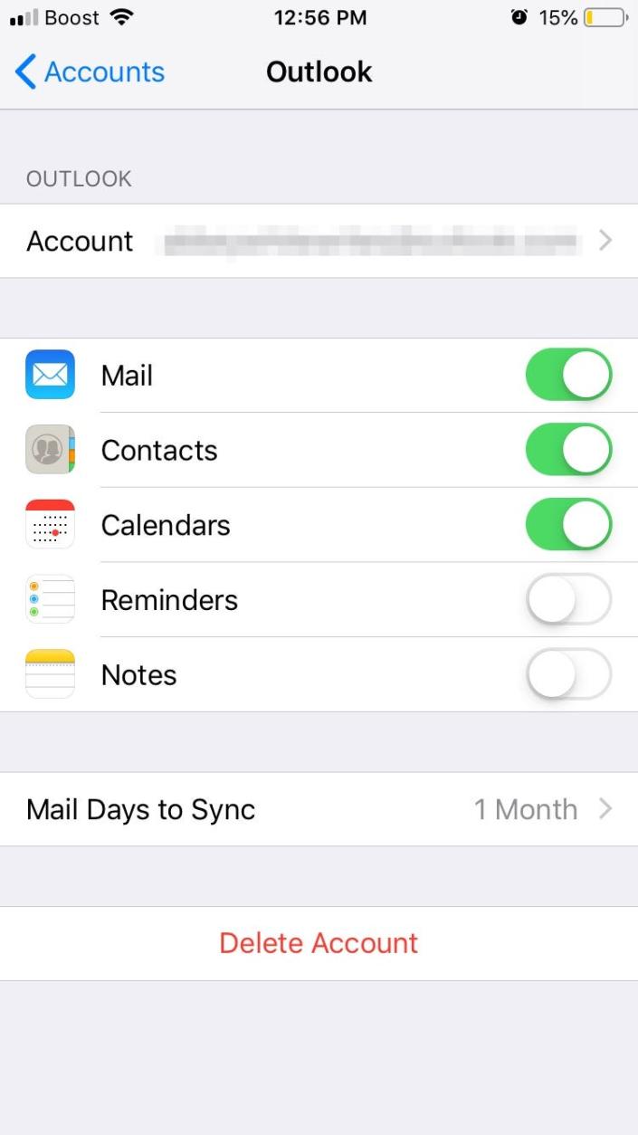 How to sync Outlook calendar on iPhone 5